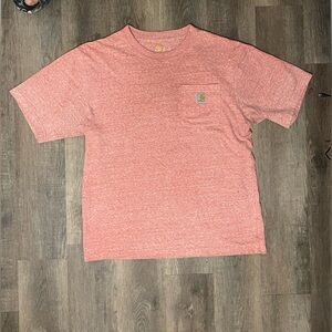 Carhartt Heathered Red T-Shirt with Pocket